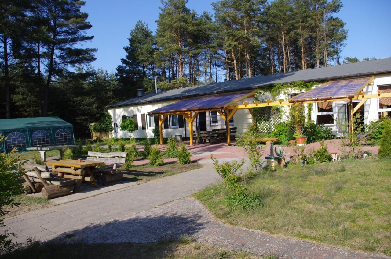 Hostel Waldhaus Am Ferienpark Mirow -Zimmer Du Wc Exteriér fotografie